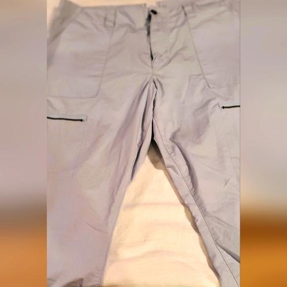 Calvin Klein CK Jeans Lt. Blue Cargo Sz. 12 Pants - Picture 1 of 13